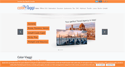 Desktop Screenshot of colorviaggi.com