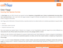 Tablet Screenshot of colorviaggi.com